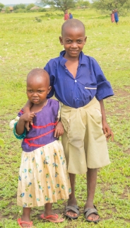 Maasai Boy & Sister